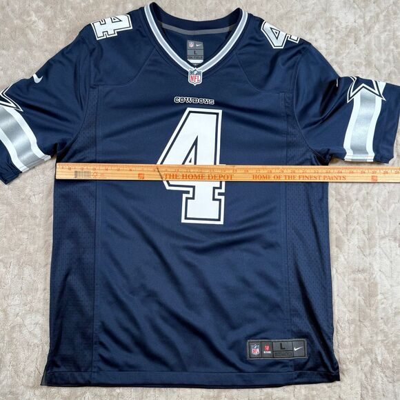 Nike Men's Home Limited Jersey Dallas Cowboys Dak Prescott #4 Size L - Picture 8 of 8